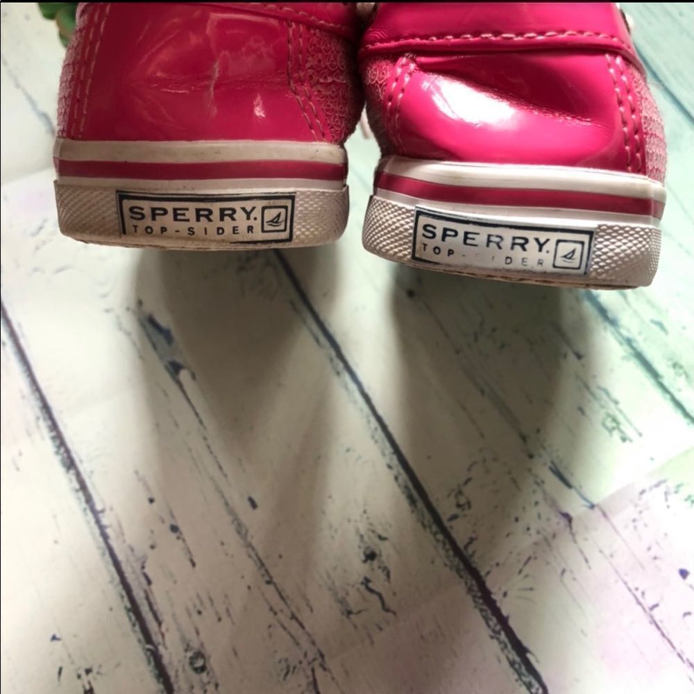 Sperry TOPSIDERS pink boat shoes, - Picture 4 of 9